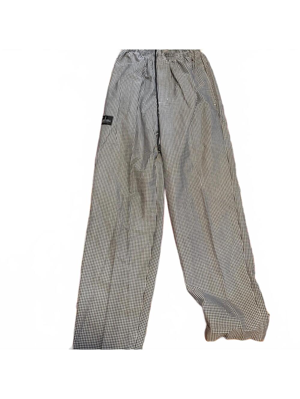 New Chef Fashion California Pattern Pants with Drawstring Size Large
